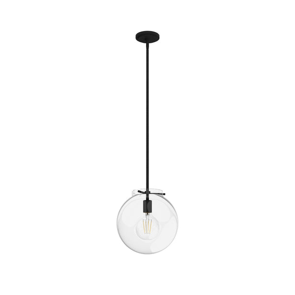 Hunter - 19660 - One Light Pendant - Sacha - Natural Black Iron from Lighting & Bulbs Unlimited in Charlotte, NC
