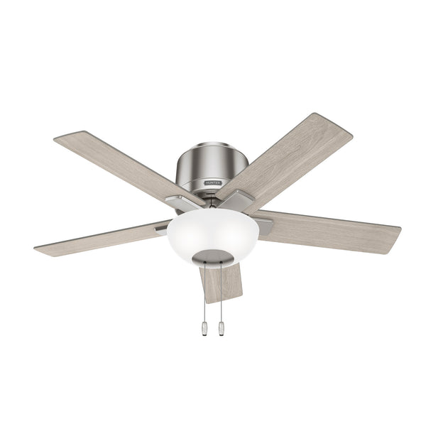 Hunter - 51587 - 44"Ceiling Fan - Fitzgerald - Brushed Nickel from Lighting & Bulbs Unlimited in Charlotte, NC