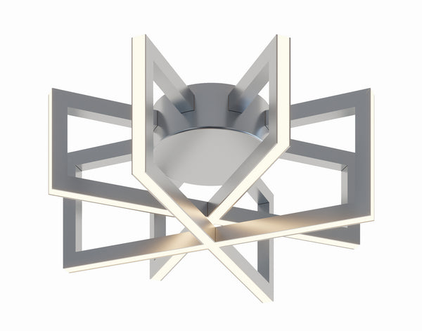 AFX Lighting - CSSC13L30D1SN - LED Flush Mount - Cass - Satin Nickel from Lighting & Bulbs Unlimited in Charlotte, NC