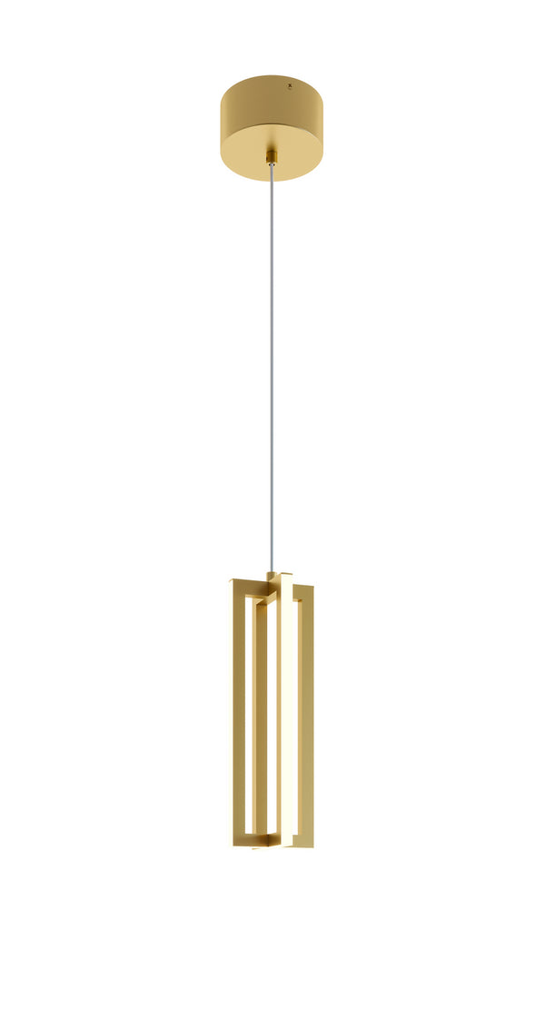 AFX Lighting - CSSP12L30D1GD - LED Pendant - Cass - Gold from Lighting & Bulbs Unlimited in Charlotte, NC
