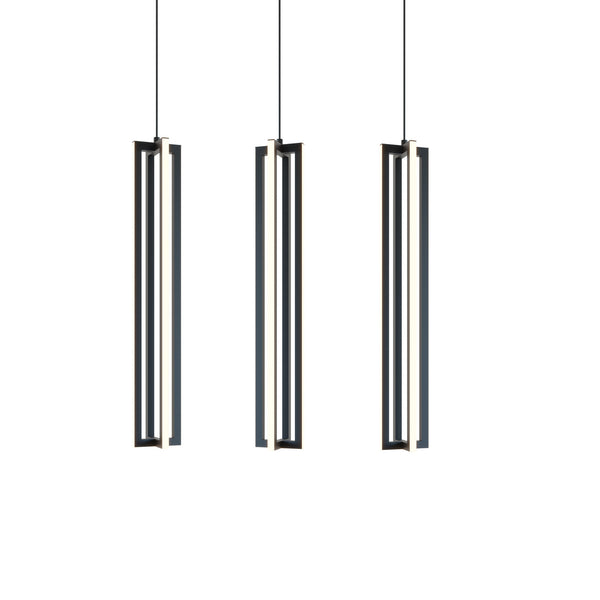 AFX Lighting - CSSP24L30D1BKLNR3 - LED Linear Pendant - Cass - Black from Lighting & Bulbs Unlimited in Charlotte, NC