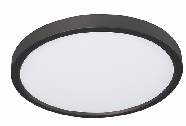 AFX Lighting - EGRF12LAJD1BK - LED Flush Mount - Edge Round - Black from Lighting & Bulbs Unlimited in Charlotte, NC