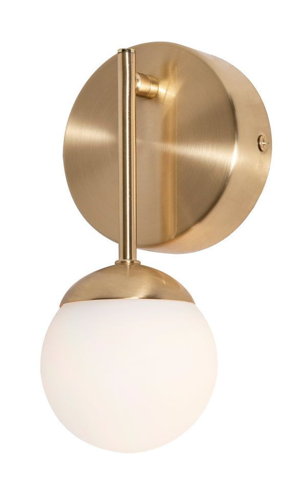 AFX Lighting - PRLS0409L30D1SB - LED Wall Sconce - Pearl - Satin Brass from Lighting & Bulbs Unlimited in Charlotte, NC