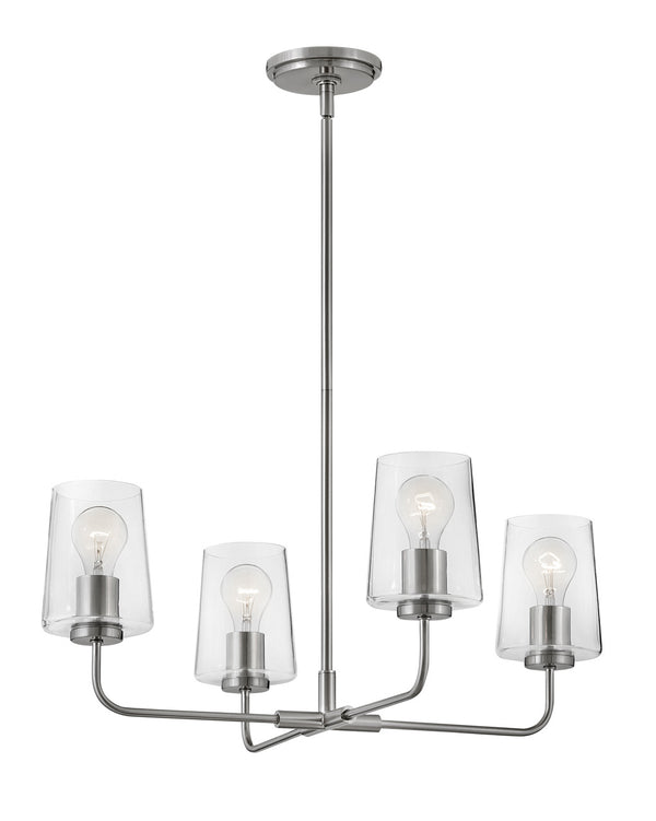 Lark - 83454BN - LED Chandelier - Kline - Brushed Nickel from Lighting & Bulbs Unlimited in Charlotte, NC