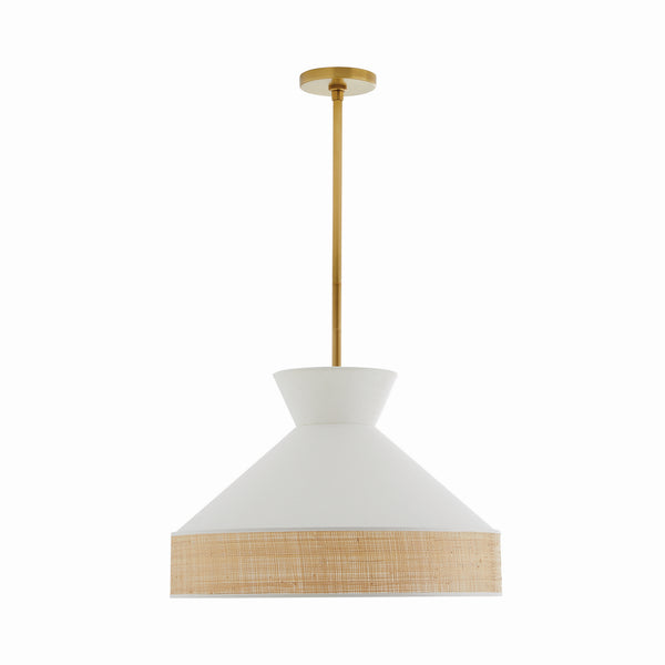 Arteriors - 41066 - One Light Pendant - Malena - White from Lighting & Bulbs Unlimited in Charlotte, NC