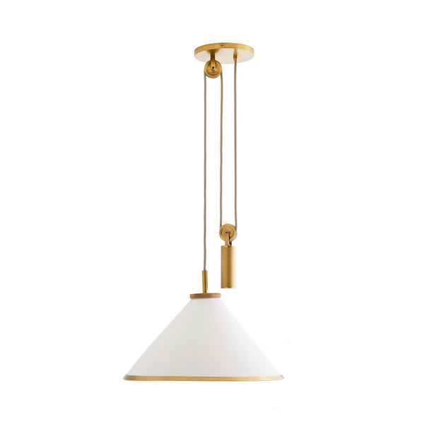 Arteriors - 49788 - One Light Pendant - Norfolk - White from Lighting & Bulbs Unlimited in Charlotte, NC