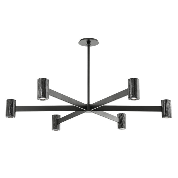 Hudson Valley - 9145-BBR - LED Chandelier - Predock - Black Brass from Lighting & Bulbs Unlimited in Charlotte, NC