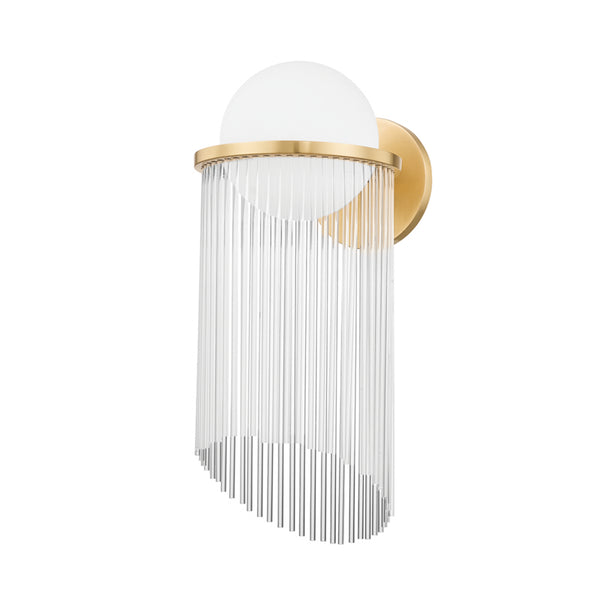 Corbett Lighting - 398-01-AGB - One Light Wall Sconce - Celestial - Aged Brass from Lighting & Bulbs Unlimited in Charlotte, NC