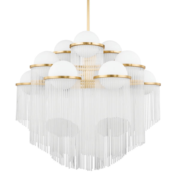 Corbett Lighting - 398-38-AGB - 12 Light Chandelier - Celestial - Aged Brass from Lighting & Bulbs Unlimited in Charlotte, NC