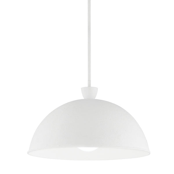 Troy Lighting - F3120-GSW - One Light Pendant - Tygo - Gesso White from Lighting & Bulbs Unlimited in Charlotte, NC