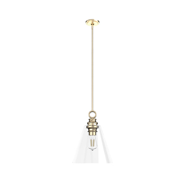 Hunter - 19440 - One Light Pendant - Klein - Alturas Gold from Lighting & Bulbs Unlimited in Charlotte, NC