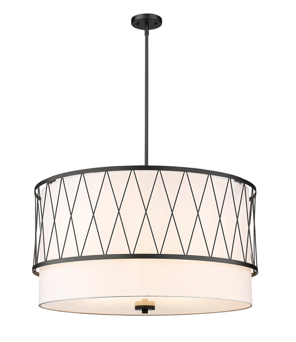 Z-Lite - 198-32MB - Five Light Pendant - Dalton - Matte Black from Lighting & Bulbs Unlimited in Charlotte, NC