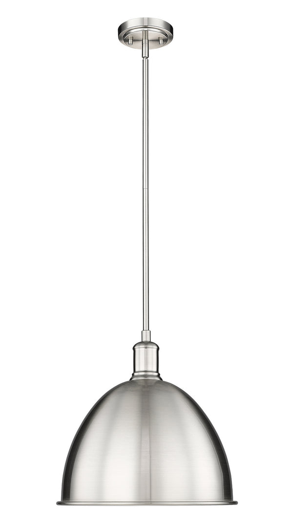 Z-Lite - 4500P12-BN - One Light Pendant - Sawyer - Brushed Nickel from Lighting & Bulbs Unlimited in Charlotte, NC