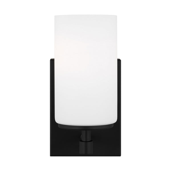 Generation Lighting - 4124601-112 - One Light Wall / Bath Sconce - Alturas - Midnight Black from Lighting & Bulbs Unlimited in Charlotte, NC