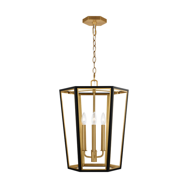 Visual Comfort Studio - AC1083MBKBBS - Three Light Lantern - Curt - Midnight Black from Lighting & Bulbs Unlimited in Charlotte, NC
