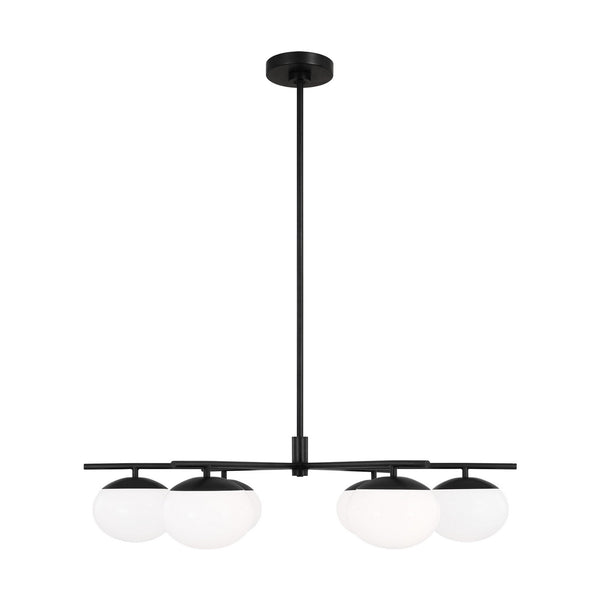 Visual Comfort Studio - EC1246AI - Six Light Chandelier - Lune - Aged Iron from Lighting & Bulbs Unlimited in Charlotte, NC