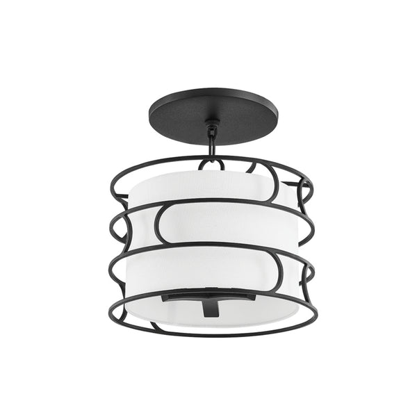 Troy Lighting - C8114 -FOR - Three Light Semi Flush Mount - Reedley from Lighting & Bulbs Unlimited in Charlotte, NC