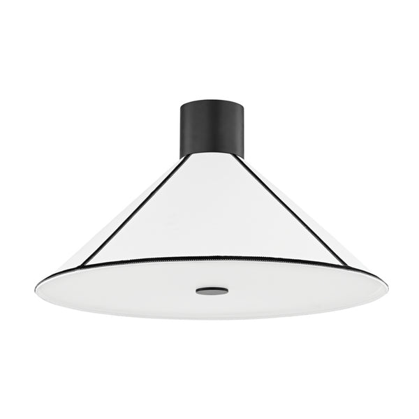 Troy Lighting - C8725-SBK - Two Light Semi Flush Mount - Forrest from Lighting & Bulbs Unlimited in Charlotte, NC