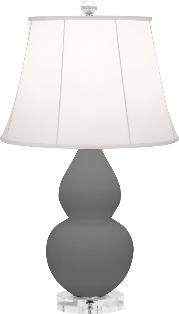 Robert Abbey - MCR13 - One Light Accent Lamp - Small Double Gourd - Matte Ash Glazed w/Lucite Base from Lighting & Bulbs Unlimited in Charlotte, NC