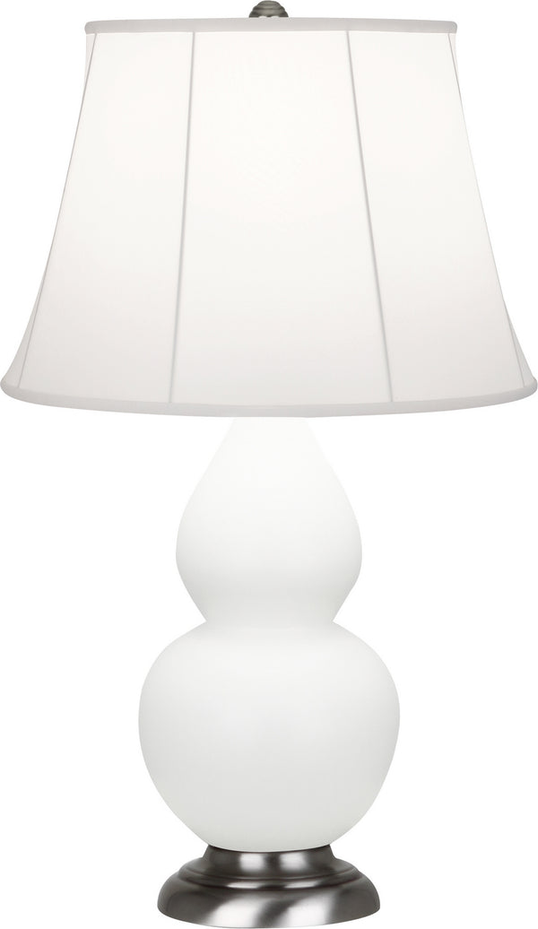 Robert Abbey - MLY12 - One Light Accent Lamp - Small Double Gourd - Matte Lily Glazed w/Antique Silver from Lighting & Bulbs Unlimited in Charlotte, NC