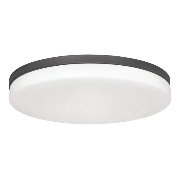 AFX Lighting - OSCF19LAJD1BK - LED Flush Mount - Oscar - Black from Lighting & Bulbs Unlimited in Charlotte, NC