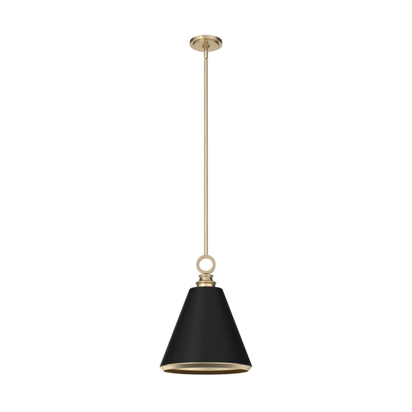 Hunter - 19444 - One Light Pendant - Klein - Alturas Gold from Lighting & Bulbs Unlimited in Charlotte, NC
