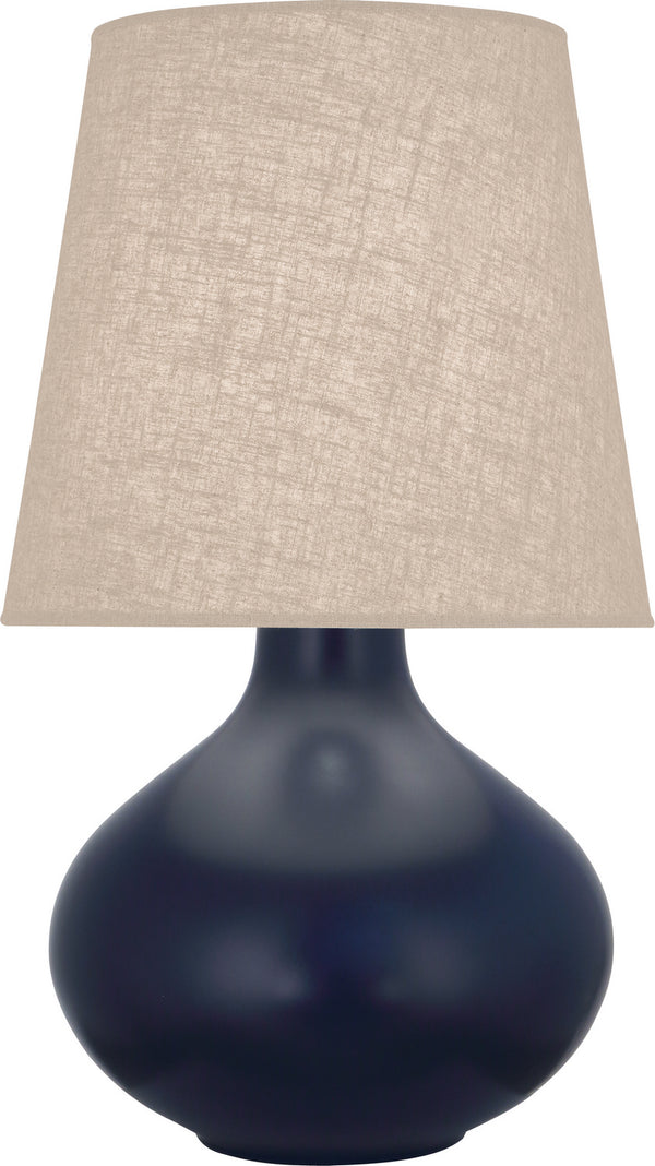 Robert Abbey - MMB98 - One Light Table Lamp - June - Matte Midnight Blue Glazed from Lighting & Bulbs Unlimited in Charlotte, NC