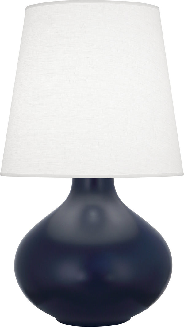 Robert Abbey - MMB99 - One Light Table Lamp - June - Matte Midnight Blue Glazed from Lighting & Bulbs Unlimited in Charlotte, NC