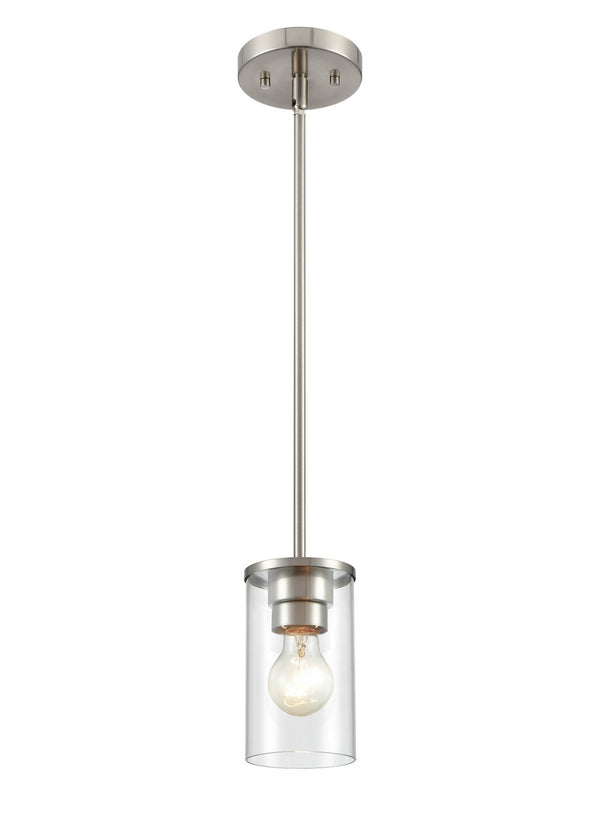 Millennium - 2711-BN - One Light Pendant - Verlana - Brushed Nickel from Lighting & Bulbs Unlimited in Charlotte, NC