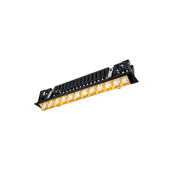 W.A.C. Lighting - R1GAT12-F930-GLBK - LED Adjustable Trim - Multi Stealth - Gold/Black from Lighting & Bulbs Unlimited in Charlotte, NC