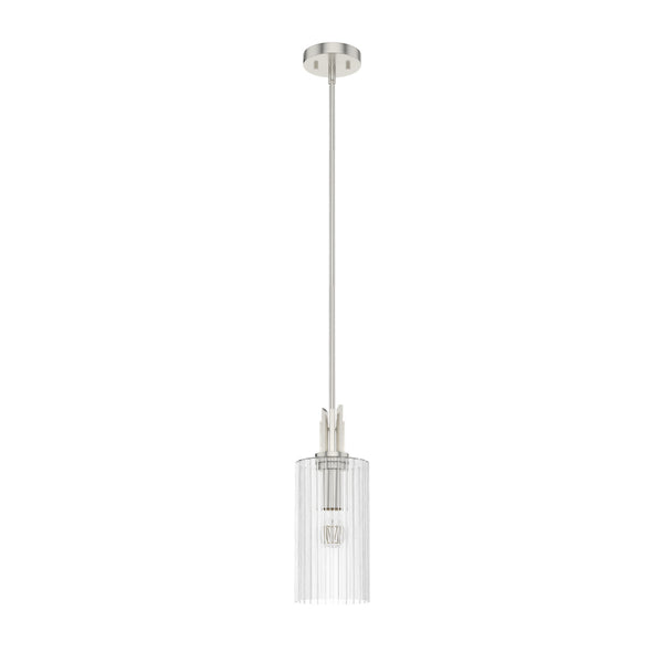 Hunter - 19792 - One Light Mini Pendant - Gatz - Brushed Nickel from Lighting & Bulbs Unlimited in Charlotte, NC