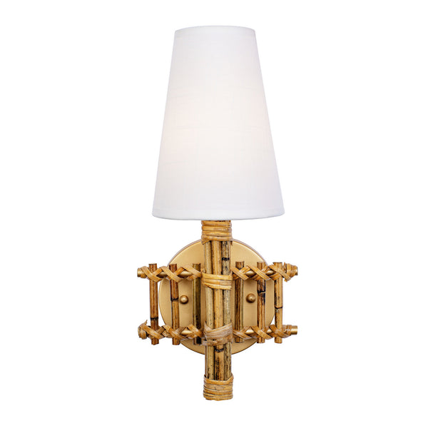 Varaluz - 360W01FG - One Light Wall Sconce - Nevis - French Gold from Lighting & Bulbs Unlimited in Charlotte, NC