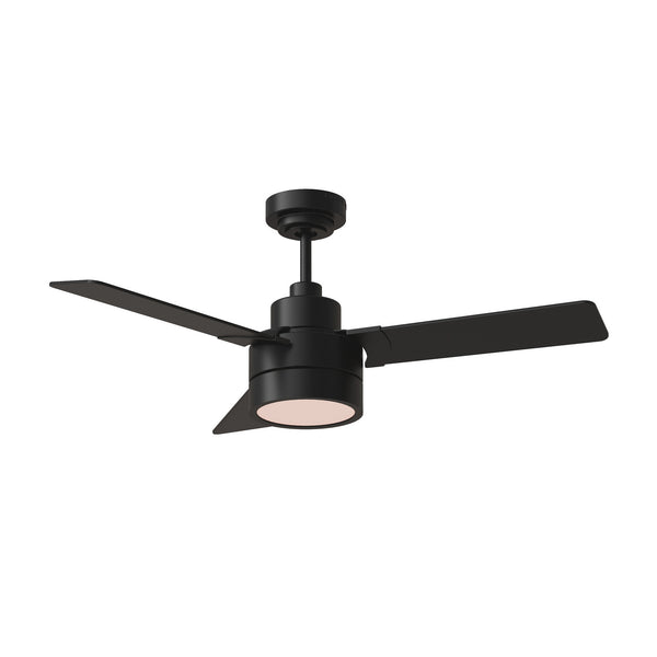 Generation Lighting - 3JVR44MBKD - 44" Ceiling Fan - Jovie 44 LED - Midnight Black from Lighting & Bulbs Unlimited in Charlotte, NC