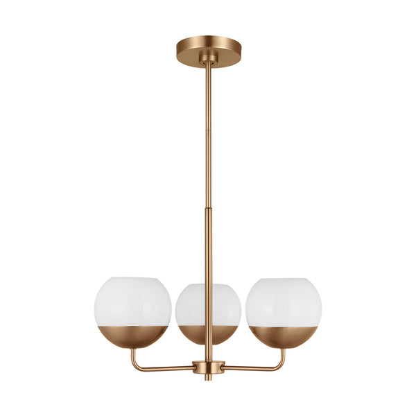 Visual Comfort Studio - 3168103EN3-848 - LED Chandelier - Alvin - Satin Brass from Lighting & Bulbs Unlimited in Charlotte, NC