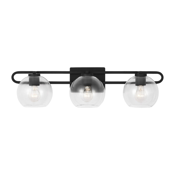 Visual Comfort Studio - 4455703-112 - Three Light Bath Vanity - Codyn - Midnight Black from Lighting & Bulbs Unlimited in Charlotte, NC