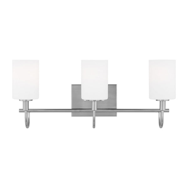 Visual Comfort Studio - 4457103EN3-962 - LED Bath Wall Sconce - Oak Moore - Brushed Nickel from Lighting & Bulbs Unlimited in Charlotte, NC