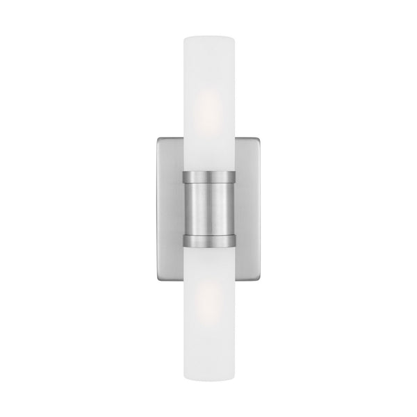 Visual Comfort Studio - 4465002-962 - Two Light Bath Vanity - Keaton - Brushed Nickel from Lighting & Bulbs Unlimited in Charlotte, NC