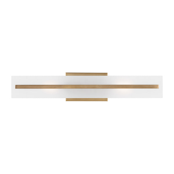 Visual Comfort Studio - 4554302-848 - Two Light Bath Vanity - Dex - Satin Brass from Lighting & Bulbs Unlimited in Charlotte, NC