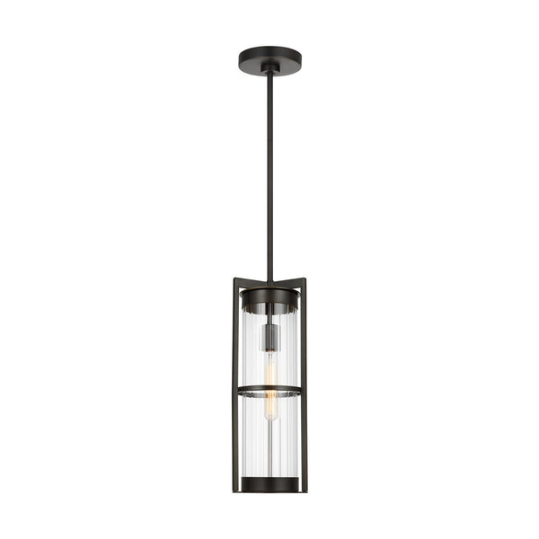 Visual Comfort Studio - 6226701-71 - One Light Outdoor Pendant - Alcona - Antique Bronze from Lighting & Bulbs Unlimited in Charlotte, NC