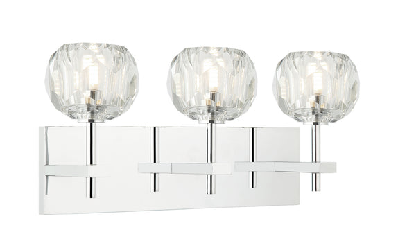 Matteo Lighting - W61403CH - Three Light Wall Sconce - Rosa - Chrome from Lighting & Bulbs Unlimited in Charlotte, NC