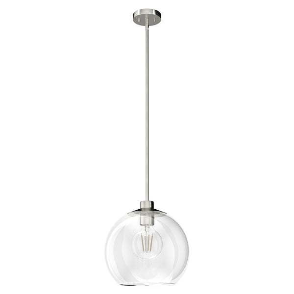 Hunter - 19768 - One Light Pendant - Xidane - Brushed Nickel from Lighting & Bulbs Unlimited in Charlotte, NC