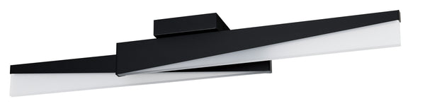 Eglo USA - 99561A - LED Ceiling Mount - Isidro - Structured Black from Lighting & Bulbs Unlimited in Charlotte, NC