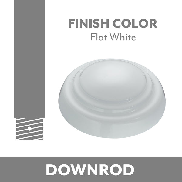 Minka Aire - DR536-WHF - Ceiling Fan Downrod - Minka Aire - Flat White from Lighting & Bulbs Unlimited in Charlotte, NC
