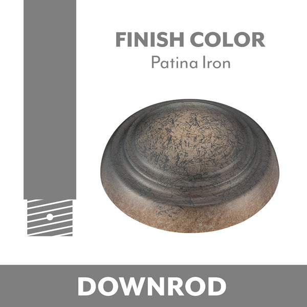 Minka Aire - DR572-PI - Ceiling Fan Downrod - Minka Aire - Patina Iron from Lighting & Bulbs Unlimited in Charlotte, NC