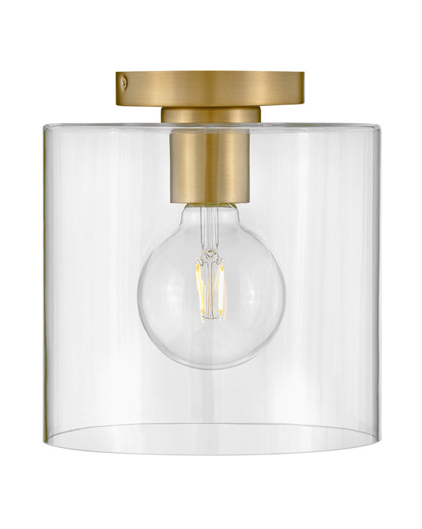 Lark - 83531LCB - LED Flush Mount - Pippa - Lacquered Brass from Lighting & Bulbs Unlimited in Charlotte, NC