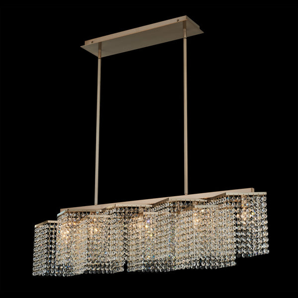 Allegri - 038961-038-FR001 - Five Light Island Pendant - Cometa - Brushed Champagne Gold from Lighting & Bulbs Unlimited in Charlotte, NC