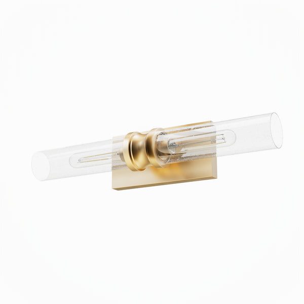 Hunter - 19927 - Two Light Vanity - Lenlock - Alturas Gold from Lighting & Bulbs Unlimited in Charlotte, NC