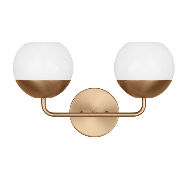 Visual Comfort Studio - 4468102EN3-848 - LED Bath Wall Sconce - Alvin - Satin Brass from Lighting & Bulbs Unlimited in Charlotte, NC