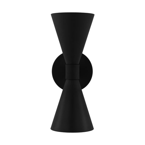 Visual Comfort Studio - AEO1002TXB - Two Light Outdoor Wall Sconce - Albertine - Textured Black from Lighting & Bulbs Unlimited in Charlotte, NC