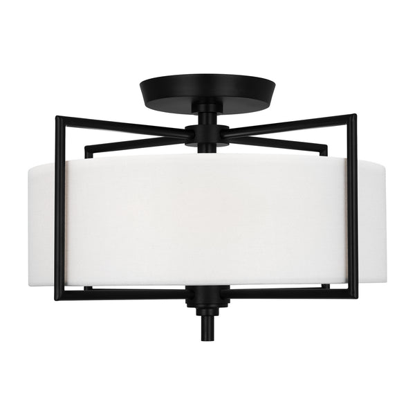 Visual Comfort Studio - CF1122AI - Two Light Semi-Flush Mount - Perno - Aged Iron from Lighting & Bulbs Unlimited in Charlotte, NC